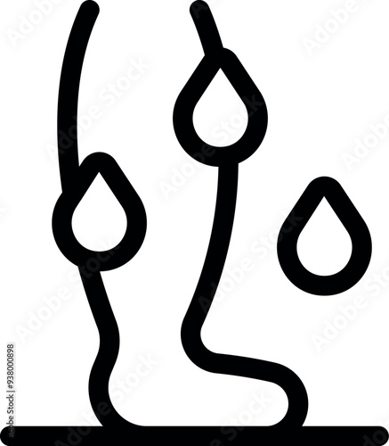 Line art icon of legs with varicose veins, highlighting the importance of vascular health