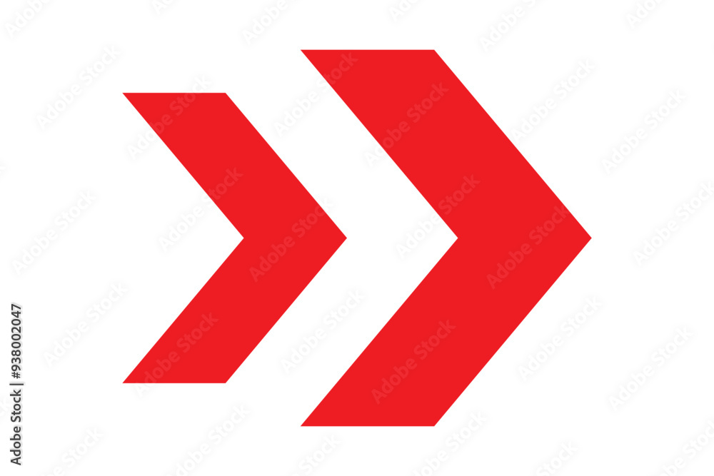 Horizontal long Red straight arrow icon Horizontal long Red straight arrow icon