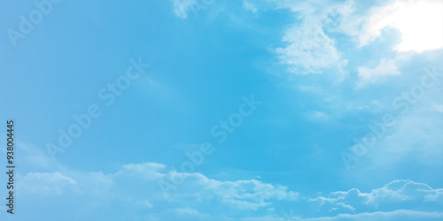 sun and clouds close large gold light reflex graphic white clouds suitable for writing background hot blue summer winter love pattern  beautiful, clear, atmosphere, skies, sunny, beauty, cumulus,