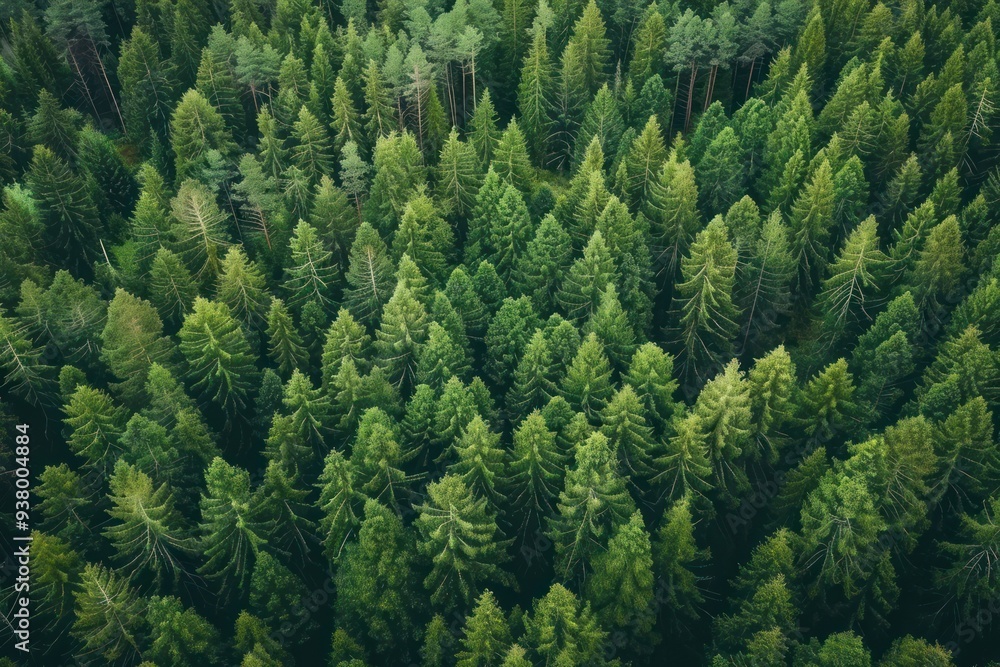 Fototapeta premium Sustainability net zero carbon negative forest nature Biodiversity Diversity 