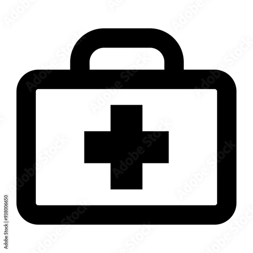 First Aid Kit Icon - Outline Style