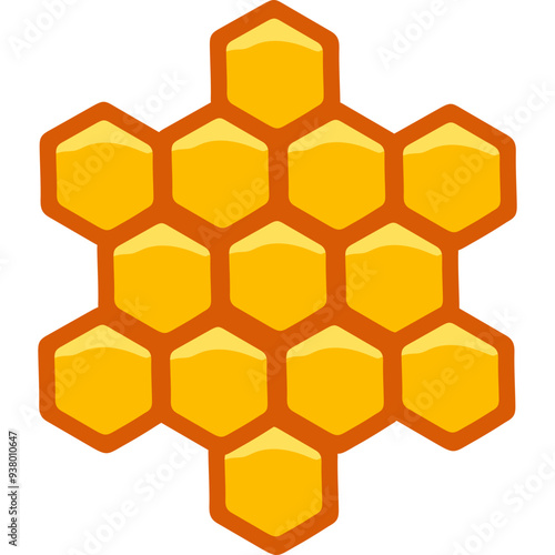 Honey Comb Illustration