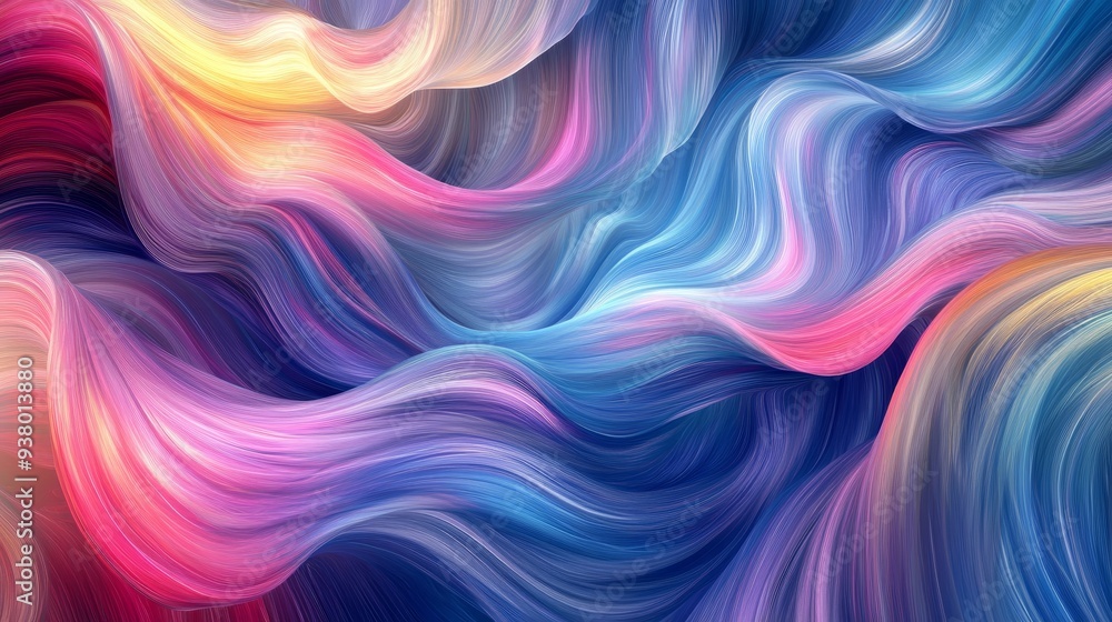 Abstract Swirling Colors Background - A vibrant and dynamic abstract background featuring swirling and flowing colors in shades of blue, pink, and yellow. The image represents movement, energy, and cr Abstract Swirling Colors Background - A vibrant and dynamic abstract background featuring swirling and flowing colors in shades of blue, pink, and yellow. The image represents movement, energy, and cr