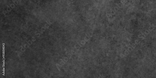 Abstract Black anthracite old retro aged dark gray charcoal stone concrete cement blackboard and chalkboard floor texture panorama backdrop pattern design.