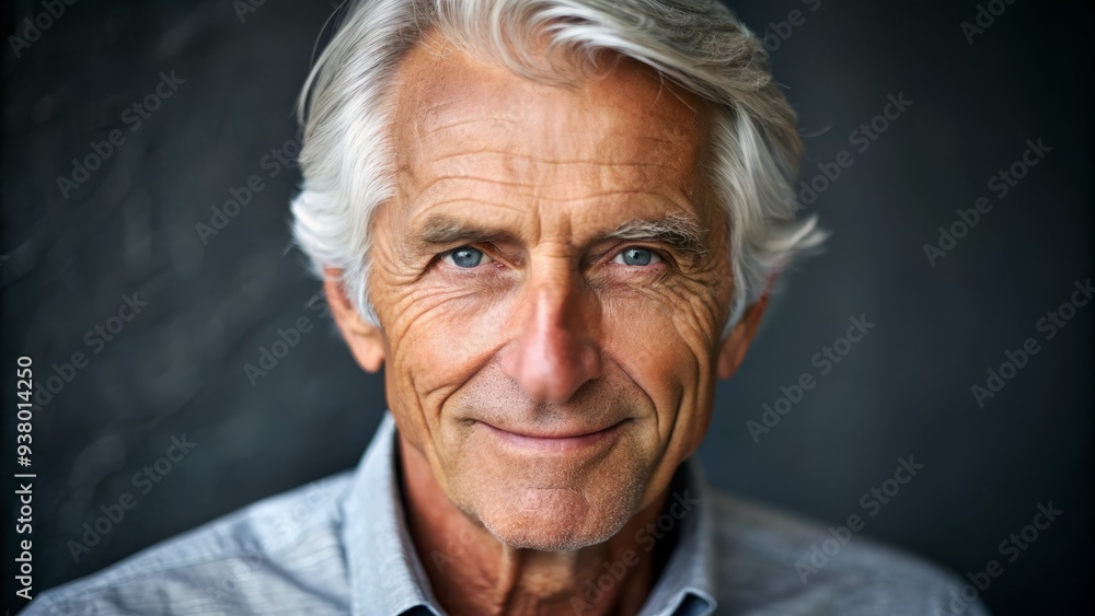 Sincere-looking senior gentleman with wispy gray hair, warm smile, and gentle eyes gazes directly at the camera, exuding trust and experience. Sincere-looking senior gentleman with wispy gray hair, warm smile, and gentle eyes gazes directly at the camera, exuding trust and experience.