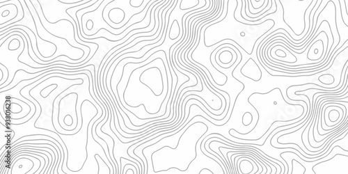 Abstract  wave stipe line topography counter map.  geometric map area space line technology topo landscape striped cartography map texture background.