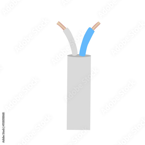 Cables and wires realistic vector