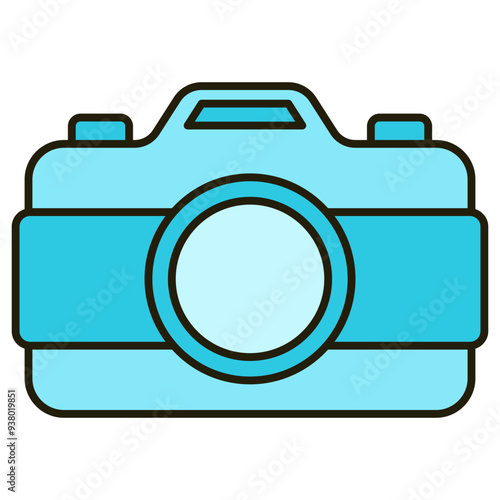 photo camera icon illustration