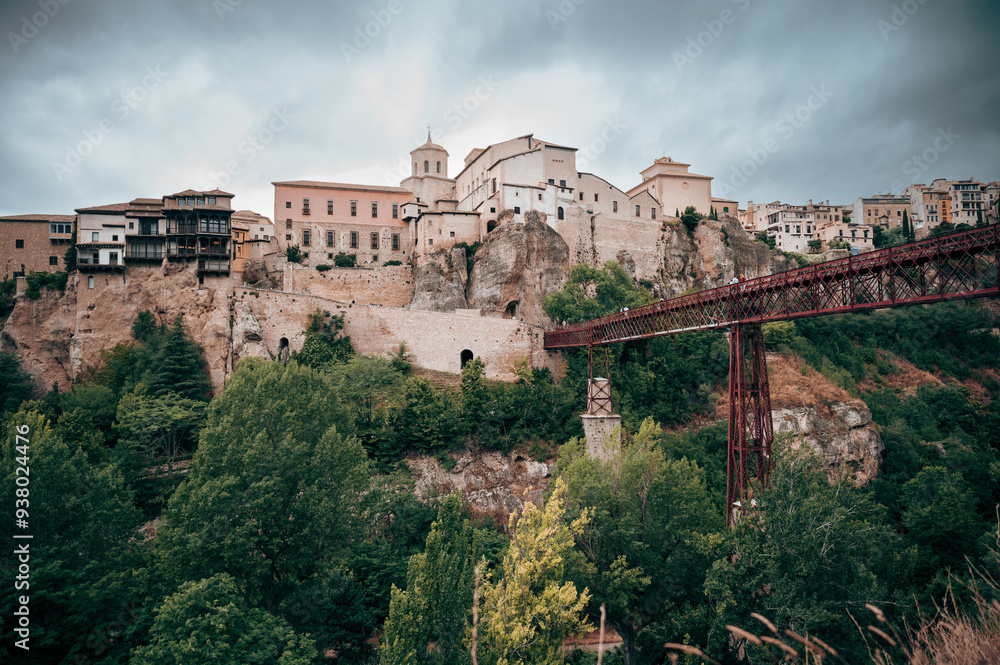 Fototapeta premium The Hanging Houses of Spain. Cuenca's Hidden Gem