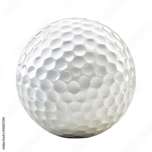 Golf ball, cut out background, ready to use