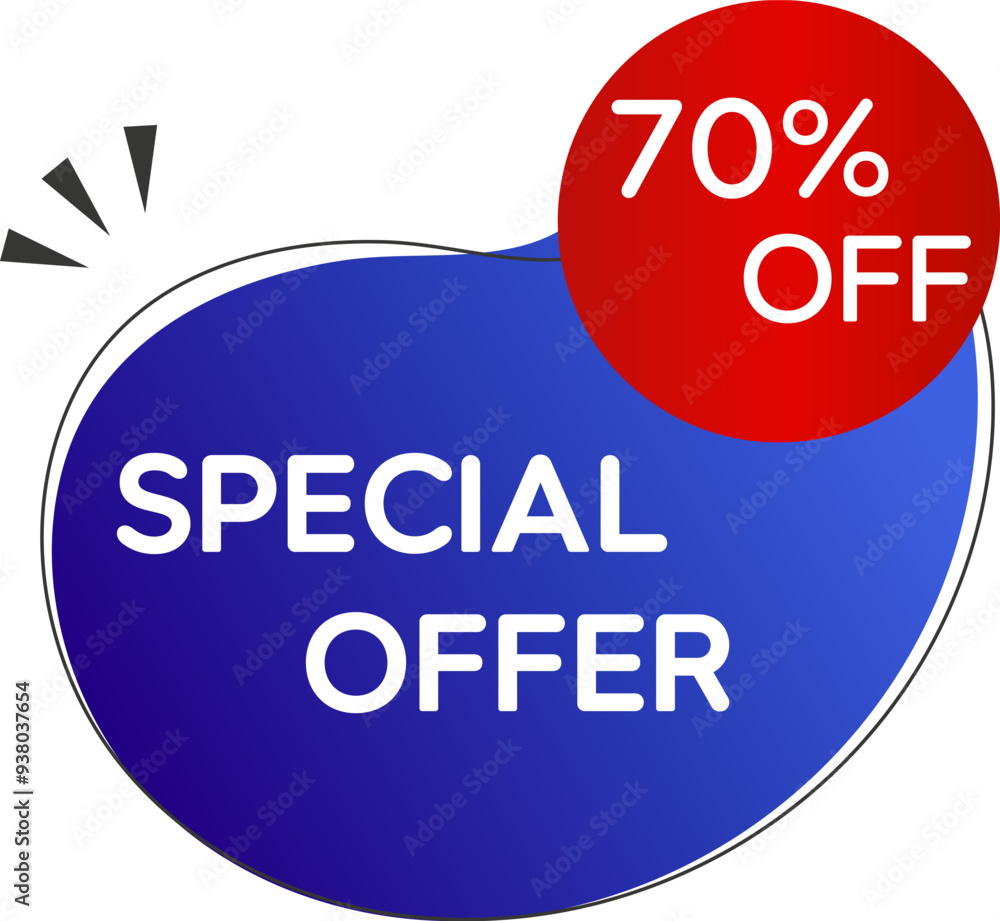 70% discount. sale banner, big sale special offer. 70 percent discount. end of season banner special offer. red and blue. 70% discount. sale banner, big sale special offer. 70 percent discount. end of season banner special offer. red and blue.