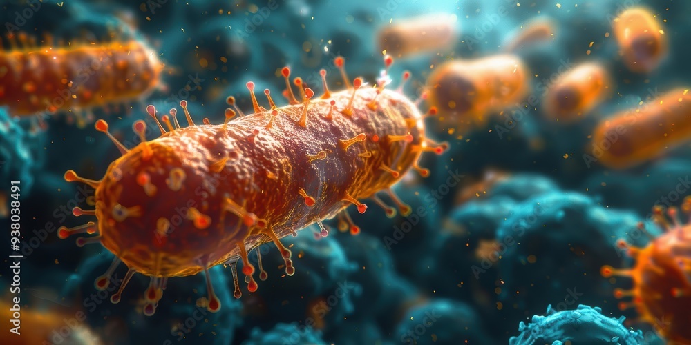 Microscopic View of a Virus Microscopic View of a Virus