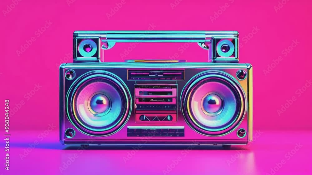 Comic-Style Animation of a Stereo System - 4K Comic-Style Animation of a Stereo System - 4K