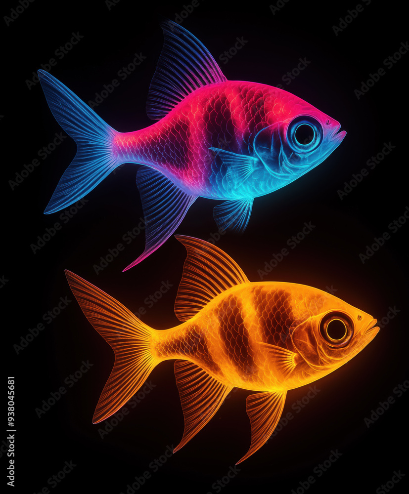 Neon Fisch