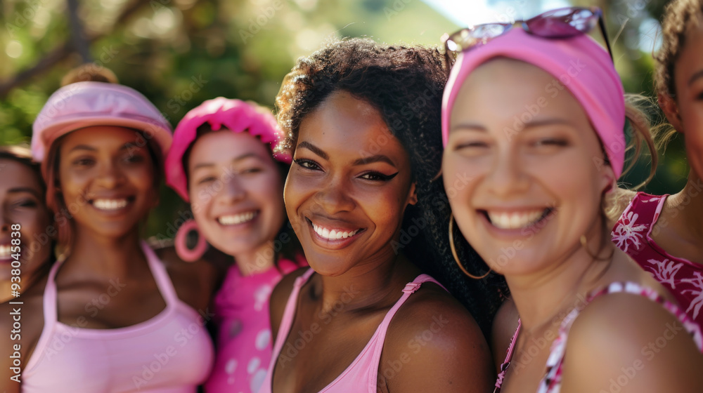 Women in pink at breast cancer awareness marathon
Women in pink at breast cancer awareness marathon