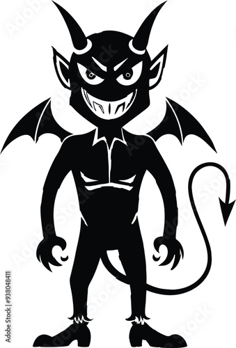 dracula devil silhouette illustration black and white