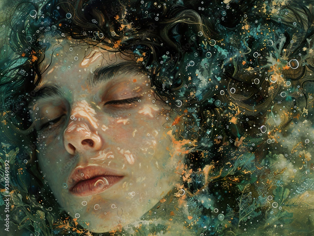 Submerged in Dreams: A Surreal Underwater Portrait Submerged in Dreams: A Surreal Underwater Portrait