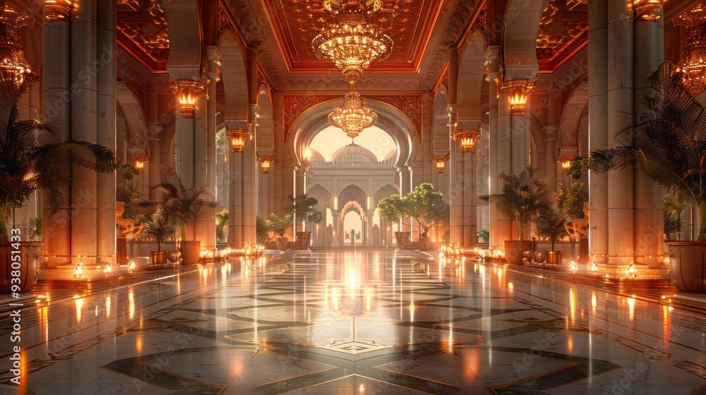 Majestic Taj Mahal Palace in Awe-Inspiring Glory - Iconic Indian Landmark and Architectural Wonder Majestic Taj Mahal Palace in Awe-Inspiring Glory - Iconic Indian Landmark and Architectural Wonder