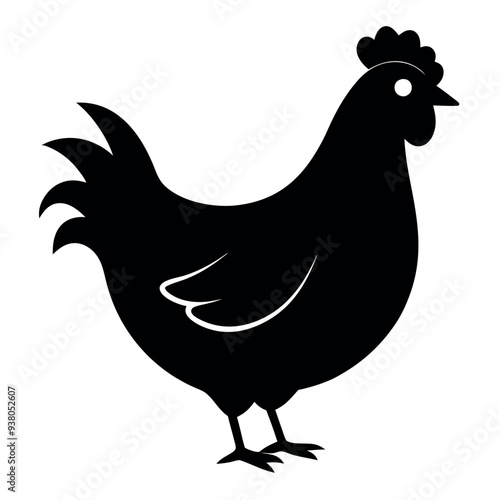 Chicken vector illustration.
