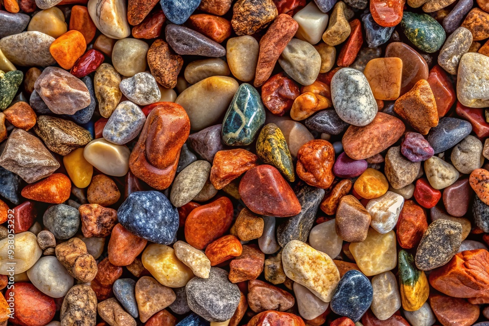 Vibrant, high-contrast gravel stones in various hues and textures offer a natural, organic background ideal for construction, landscaping, and design projects requiring earthy authenticity. Vibrant, high-contrast gravel stones in various hues and textures offer a natural, organic background ideal for construction, landscaping, and design projects requiring earthy authenticity.