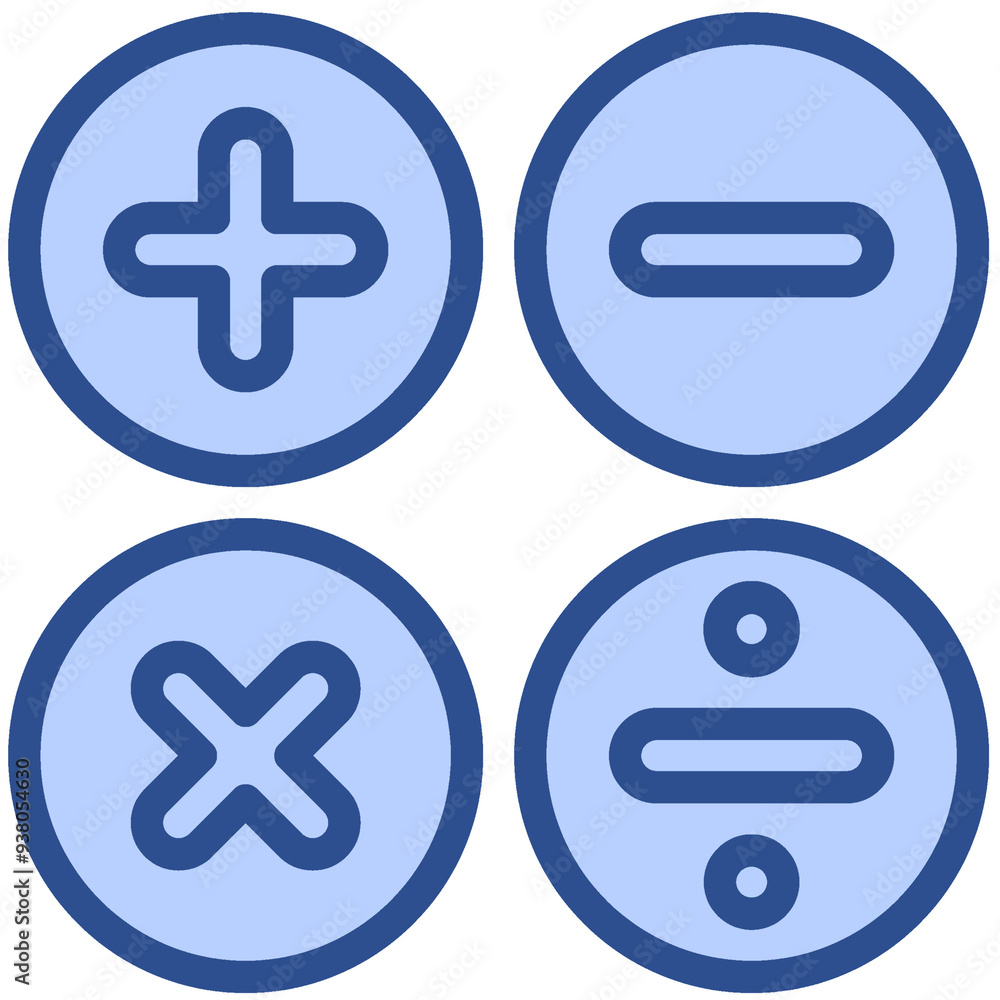 Math icon set Math icon set