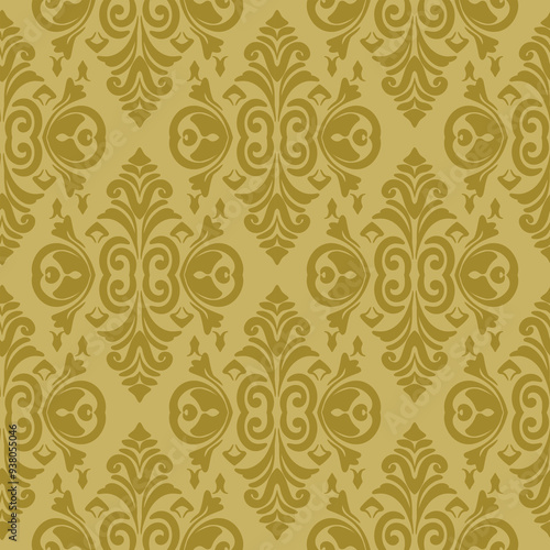 floral Damask Seamless Pattern ethnic Classical luxury royal Vintage, paisley elements ornament victorian seamless texture for wallpapers, textile for wallpapers