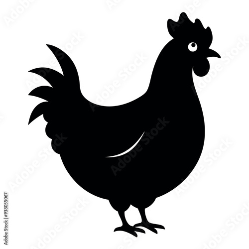 Chicken vector illustration.
