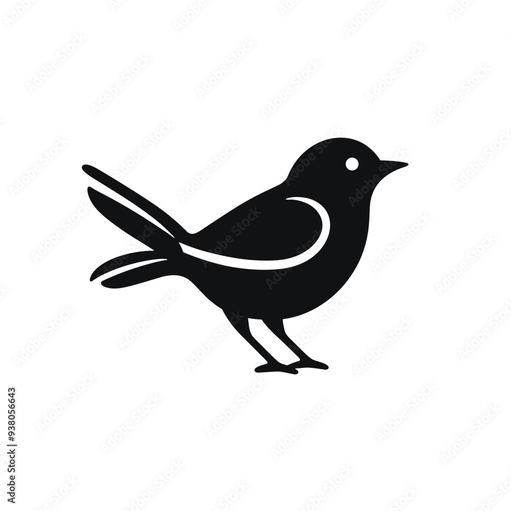 Obraz premium bird vector graphic, eagle, hawk, duck, seagull, owl, crow, raven, birdie, sparrow, black and white, colourful graphic