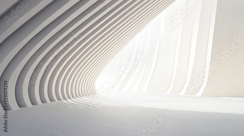 white artistic wavy wall background