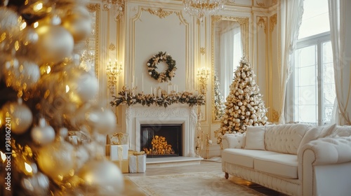 Wallpaper Mural Christmas cozy home interior Torontodigital.ca