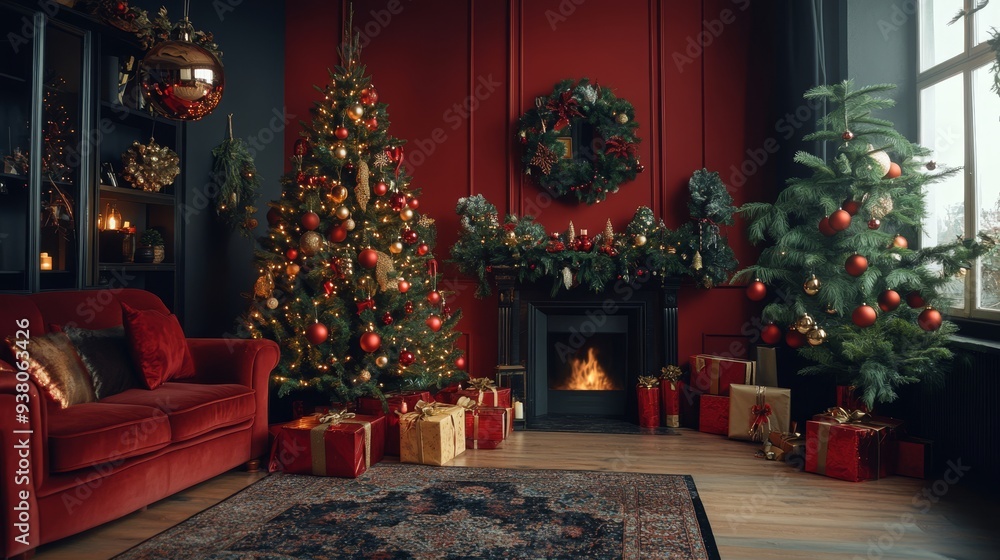 Christmas cozy home interior Christmas cozy home interior