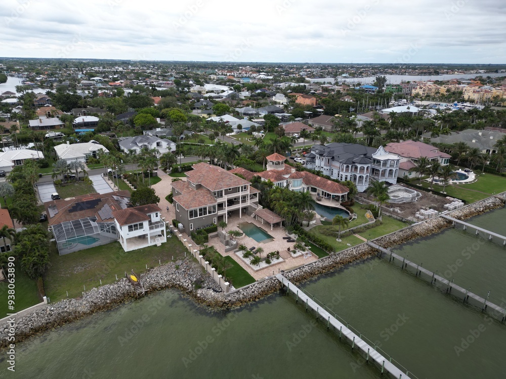 Fototapeta premium Apollo Beach And Housing Areas