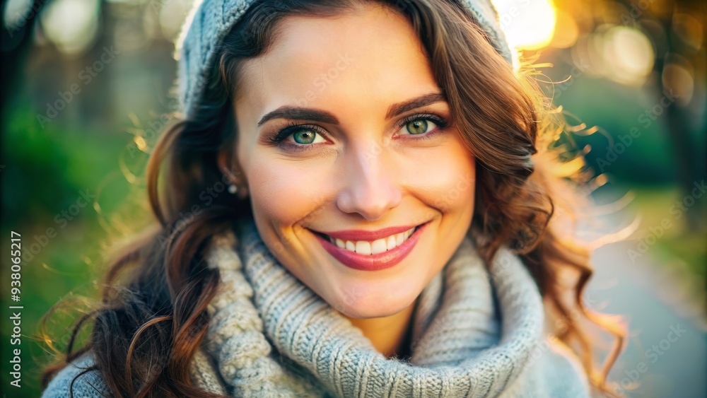 Warmly smiling woman with gentle eyes and soft facial features gives a sincere compliment to someone, conveying kindness and appreciation. Warmly smiling woman with gentle eyes and soft facial features gives a sincere compliment to someone, conveying kindness and appreciation.