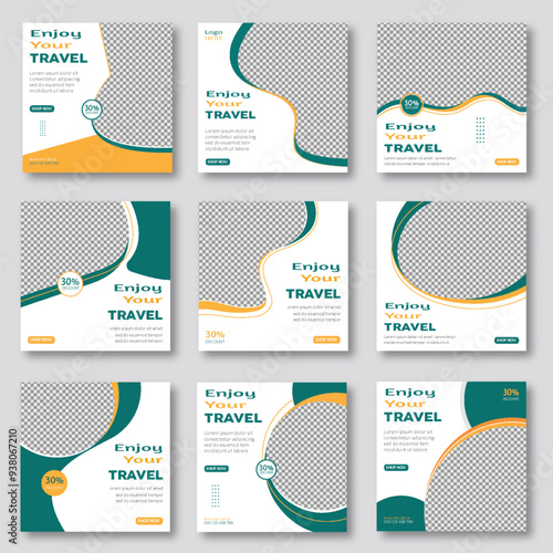 Fashion sale social media posts and Instagram design template