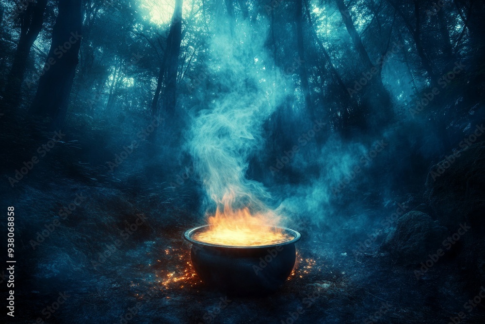 Cauldron Witch's Brew Wicca, Celtic Paganism Religion Spiritual Symbol Cauldron Witch's Brew Wicca, Celtic Paganism Religion Spiritual Symbol