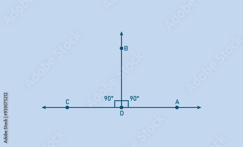 The segment AC is perpendicular to the segment BD in geometry.