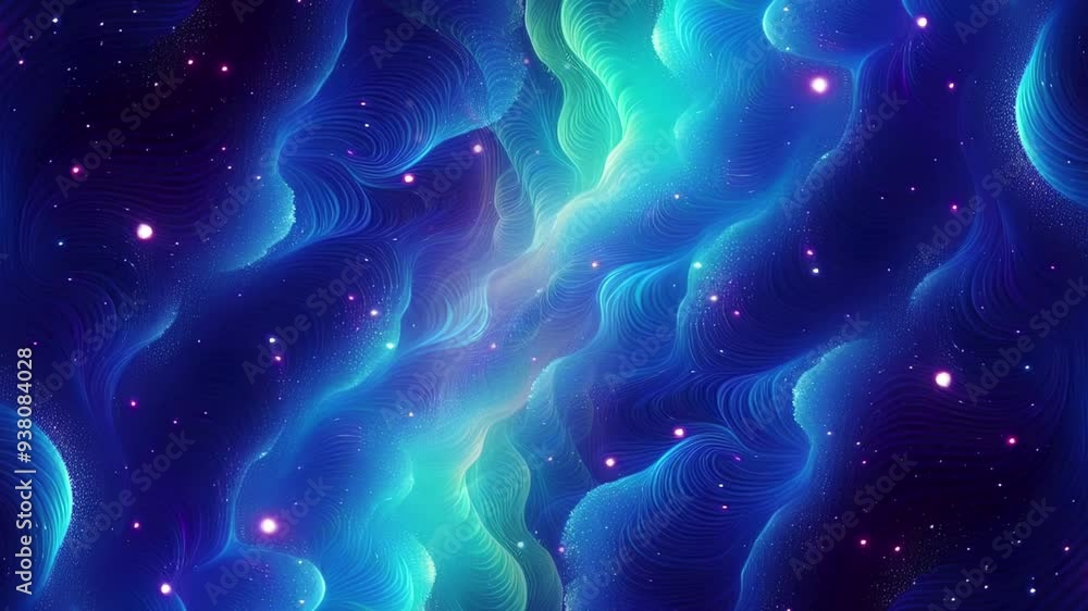 4k Abstract Starry night sky with glowing blue patterns and a hint of the sea background vertical 4k Abstract Starry night sky with glowing blue patterns and a hint of the sea background vertical