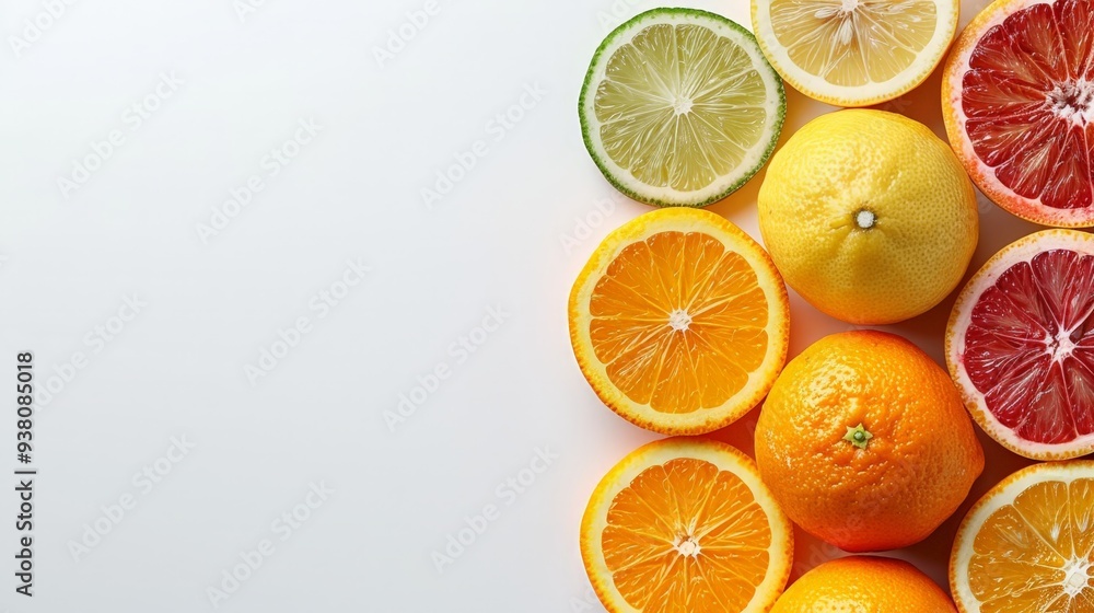 Fresh citrus fruits wallpaper