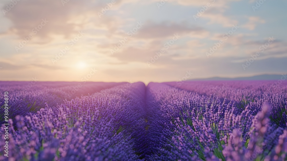 A stunning photograph showcasing a breathtaking lavender field in full bloom surrounded by a serene countryside landscape The vibrant purple hues and lush A stunning photograph showcasing a breathtaking lavender field in full bloom surrounded by a serene countryside landscape The vibrant purple hues and lush