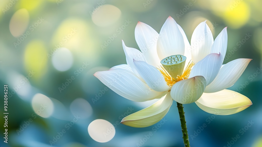 Magnificent close up photograph showcasing the intricate details and serene beauty of a lush lotus flower in full bloom Magnificent close up photograph showcasing the intricate details and serene beauty of a lush lotus flower in full bloom
