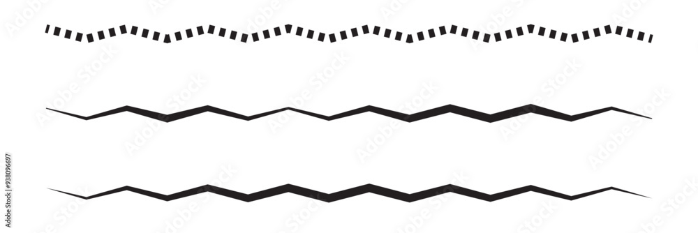 wavy zigzag pattern line illustration wavy zigzag pattern line illustration