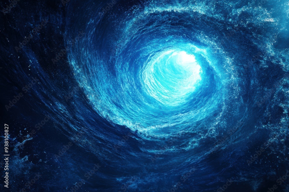 Majestic blue ocean vortex moonlight Majestic blue ocean vortex moonlight