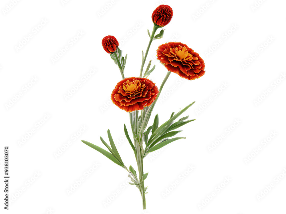 Fototapeta premium bouquet of red roses isolated on a white background