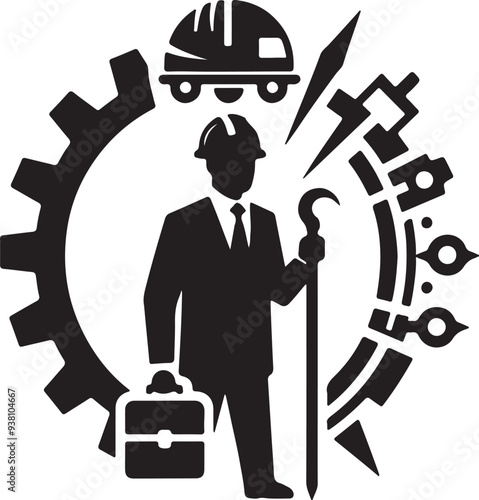 Civil Engineering logo, construction logo