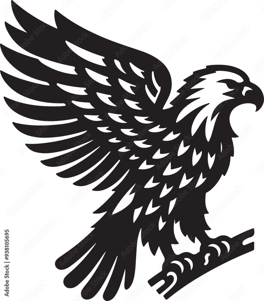 Fototapeta premium eagle silhouette