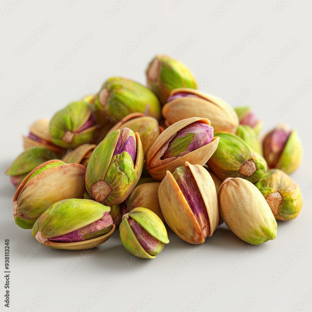 Pile of Roasted Pistachios with Open Shells Pile of Roasted Pistachios with Open Shells