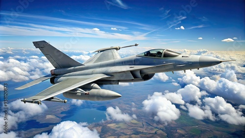 A sleek, grey F/A-18 Hornet fighter jet soars through a blue sky, tail code 'WT' marking its affiliation with the renowned Marine Corps squadron.