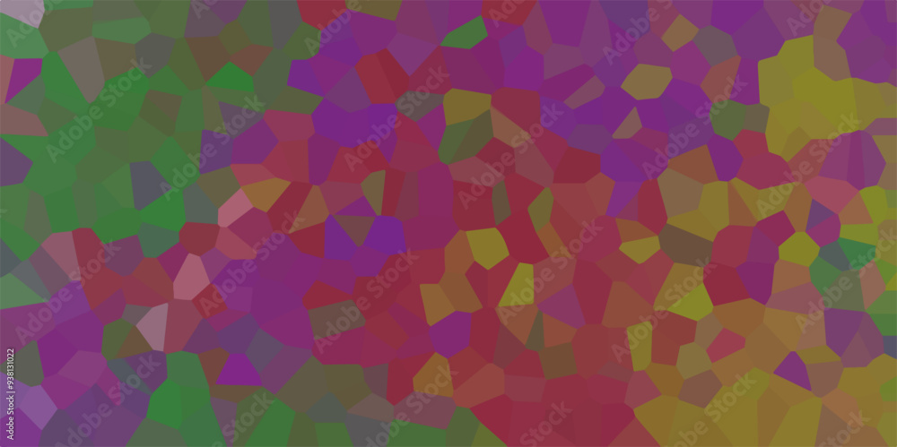 Abstract Seamless Multicolor Retro Mosaic Pattern and Quartz Crystal Pixel Diagram Background. for Fabric Printing, Website Background, Presentations, Brochures, and Luxury/Premium Packaging	