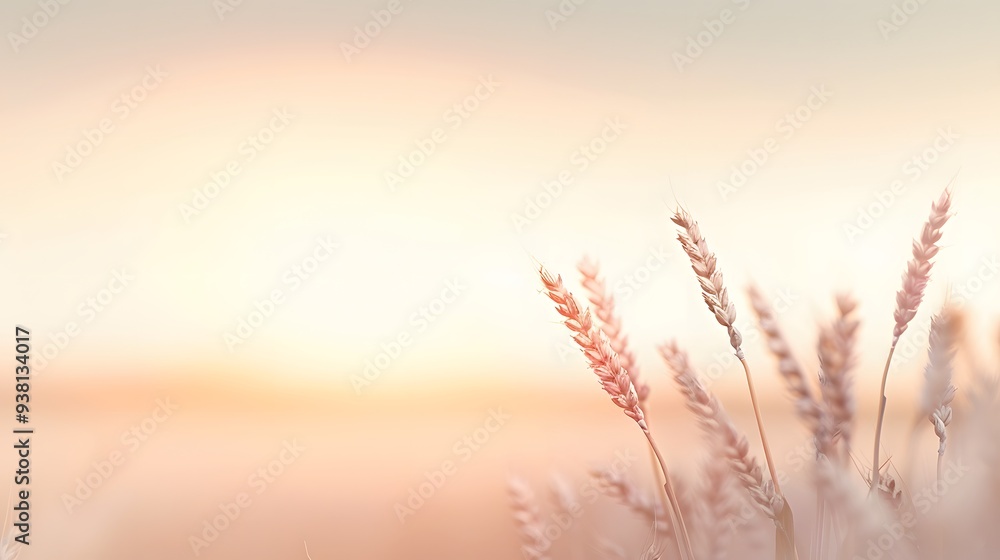 golden wheat field in summer golden wheat field in summer