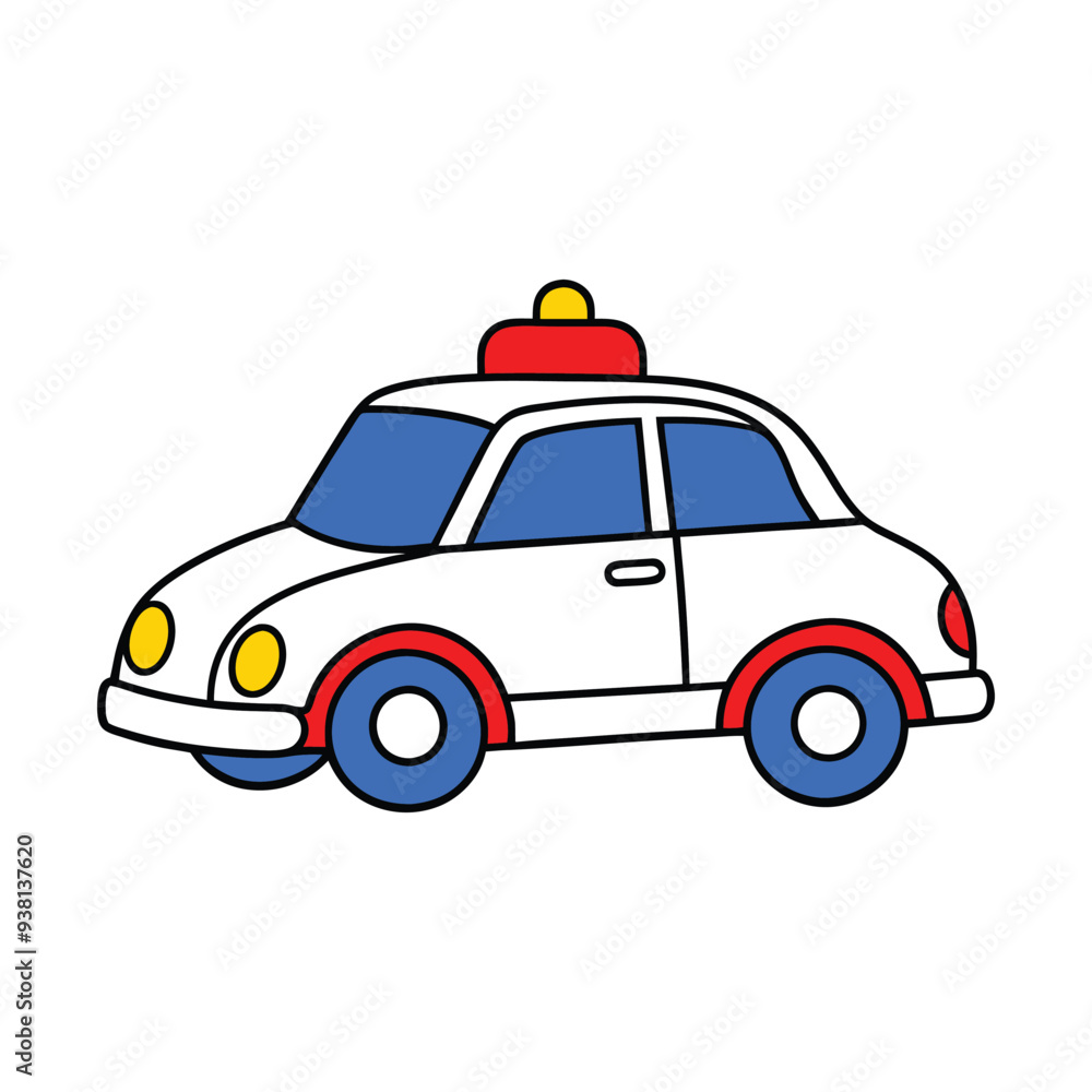 simple-police-car-vector illustration Artwork simple-police-car-vector illustration Artwork